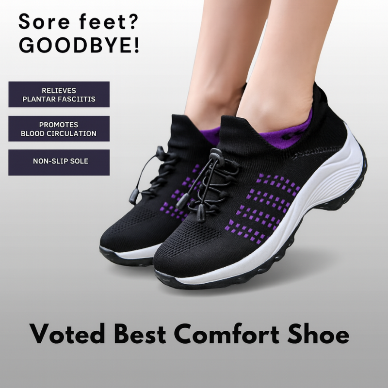 Naina – Ergonomic Pain-Relieving Comfort Shoes with Wide Toe Box