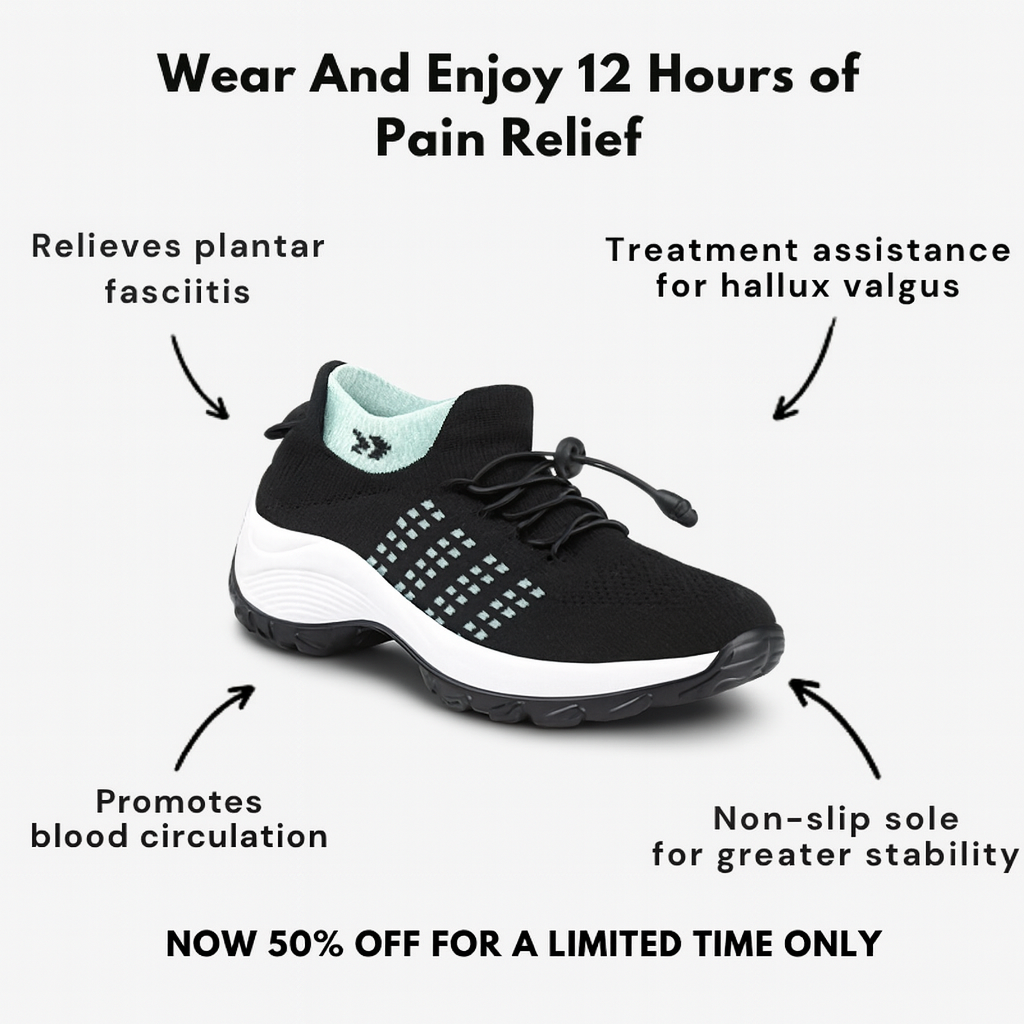 Naina – Ergonomic Pain-Relieving Comfort Shoes with Wide Toe Box